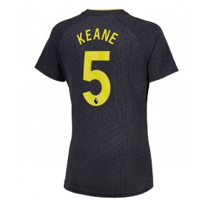 Everton Michael Keane #5 Venkovní Dres pro Dámy 2024-25 Krátkým Rukávem