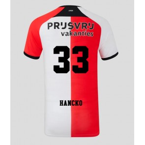 Feyenoord David Hancko #33 Domácí Dres 2024-25 Krátkým Rukávem