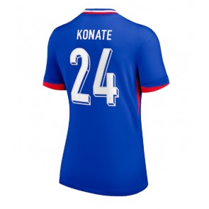 Francie Ibrahima Konate #24 Domácí Dres pro Dámy ME 2024 Krátkým Rukávem