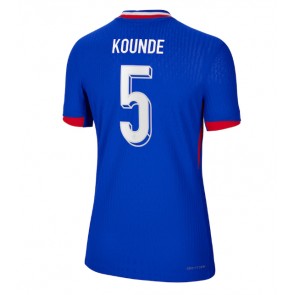 Francie Jules Kounde #5 Domácí Dres pro Dámy ME 2024 Krátkým Rukávem