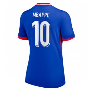 Francie Kylian Mbappe #10 Domácí Dres pro Dámy ME 2024 Krátkým Rukávem