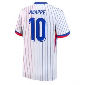 Francie Kylian Mbappe #10 Venkovní Dres ME 2024 Krátkým Rukávem