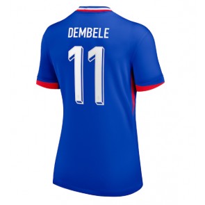 Francie Ousmane Dembele #11 Domácí Dres pro Dámy ME 2024 Krátkým Rukávem