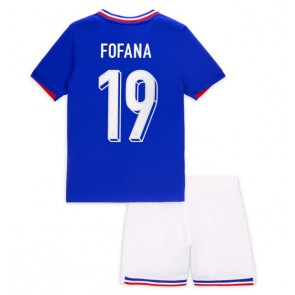 Francie Youssouf Fofana #19 Domácí dres komplet pro Děti ME 2024 Krátkým Rukávem (+ Krátké kalhoty)