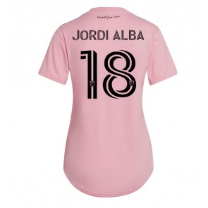 Inter Miami Jordi Alba #18 Domácí Dres pro Dámy 2023-24 Krátkým Rukávem