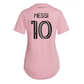 Inter Miami Lionel Messi #10 Domácí Dres pro Dámy 2023-24 Krátkým Rukávem