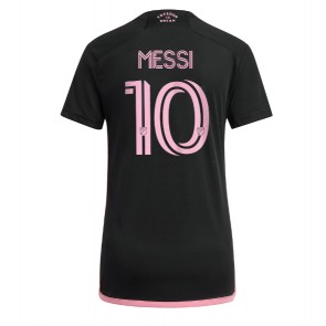 Inter Miami Lionel Messi #10 Venkovní Dres pro Dámy 2024-25 Krátkým Rukávem