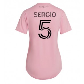 Inter Miami Sergio Busquets #5 Domácí Dres pro Dámy 2023-24 Krátkým Rukávem