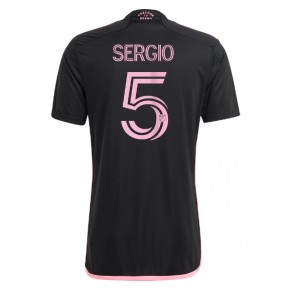 Inter Miami Sergio Busquets #5 Venkovní Dres 2024-25 Krátkým Rukávem