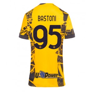 Inter Milan Alessandro Bastoni #95 Alternativní Dres pro Dámy 2024-25 Krátkým Rukávem