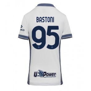 Inter Milan Alessandro Bastoni #95 Venkovní Dres pro Dámy 2024-25 Krátkým Rukávem