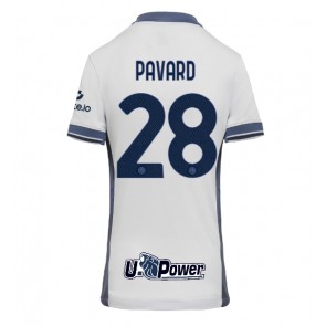 Inter Milan Benjamin Pavard #28 Venkovní Dres pro Dámy 2024-25 Krátkým Rukávem