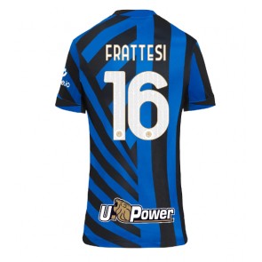 Inter Milan Davide Frattesi #16 Domácí Dres pro Dámy 2024-25 Krátkým Rukávem