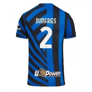 Inter Milan Denzel Dumfries #2 Domácí Dres 2024-25 Krátkým Rukávem