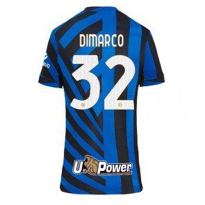 Inter Milan Federico Dimarco #32 Domácí Dres pro Dámy 2024-25 Krátkým Rukávem