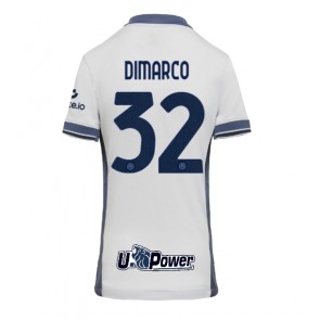 Inter Milan Federico Dimarco #32 Venkovní Dres pro Dámy 2024-25 Krátkým Rukávem