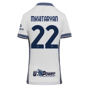 Inter Milan Henrikh Mkhitaryan #22 Venkovní Dres pro Dámy 2024-25 Krátkým Rukávem