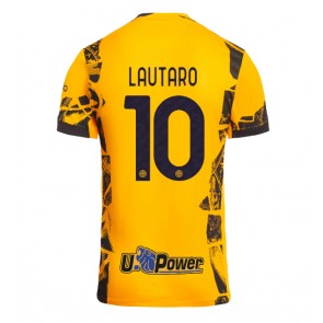 Inter Milan Lautaro Martinez #10 Alternativní Dres 2024-25 Krátkým Rukávem