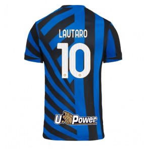 Inter Milan Lautaro Martinez #10 Domácí Dres 2024-25 Krátkým Rukávem