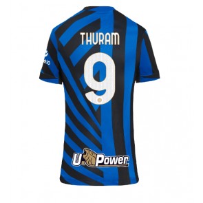 Inter Milan Marcus Thuram #9 Domácí Dres pro Dámy 2024-25 Krátkým Rukávem