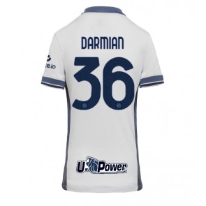 Inter Milan Matteo Darmian #36 Venkovní Dres pro Dámy 2024-25 Krátkým Rukávem