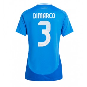 Itálie Federico Dimarco #3 Domácí Dres pro Dámy ME 2024 Krátkým Rukávem