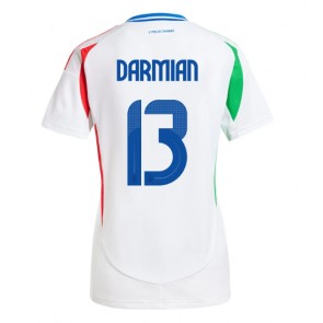 Itálie Matteo Darmian #13 Venkovní Dres pro Dámy ME 2024 Krátkým Rukávem