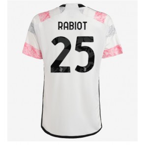 Juventus Adrien Rabiot #25 Venkovní Dres 2023-24 Krátkým Rukávem