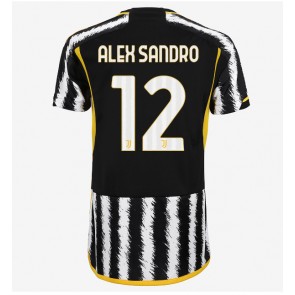 Juventus Alex Sandro #12 Domácí Dres pro Dámy 2023-24 Krátkým Rukávem