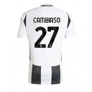 Juventus Andrea Cambiaso #27 Domácí Dres 2024-25 Krátkým Rukávem