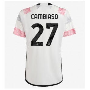 Juventus Andrea Cambiaso #27 Venkovní Dres 2023-24 Krátkým Rukávem