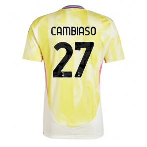 Juventus Andrea Cambiaso #27 Venkovní Dres 2024-25 Krátkým Rukávem