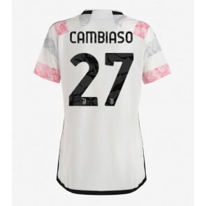 Juventus Andrea Cambiaso #27 Venkovní Dres pro Dámy 2023-24 Krátkým Rukávem