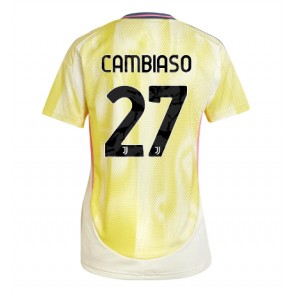 Juventus Andrea Cambiaso #27 Venkovní Dres pro Dámy 2024-25 Krátkým Rukávem