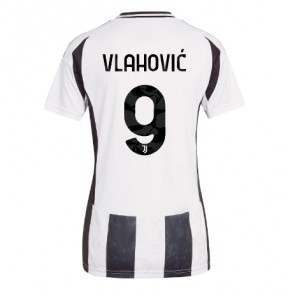 Juventus Dusan Vlahovic #9 Domácí Dres pro Dámy 2024-25 Krátkým Rukávem