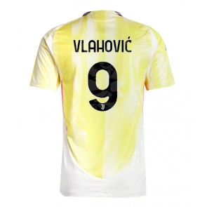 Juventus Dusan Vlahovic #9 Venkovní Dres 2024-25 Krátkým Rukávem