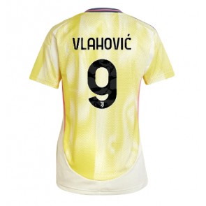 Juventus Dusan Vlahovic #9 Venkovní Dres pro Dámy 2024-25 Krátkým Rukávem