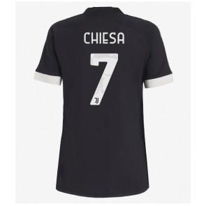 Juventus Federico Chiesa #7 Alternativní Dres pro Dámy 2023-24 Krátkým Rukávem