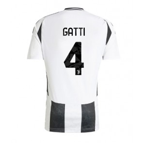 Juventus Federico Gatti #4 Domácí Dres 2024-25 Krátkým Rukávem