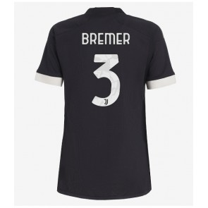 Juventus Gleison Bremer #3 Alternativní Dres pro Dámy 2023-24 Krátkým Rukávem