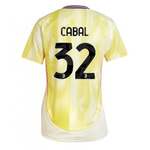 Juventus Juan Cabal #32 Venkovní Dres pro Dámy 2024-25 Krátkým Rukávem