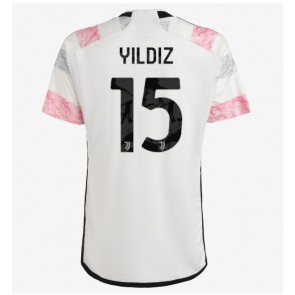 Juventus Kenan Yildiz #15 Venkovní Dres 2023-24 Krátkým Rukávem