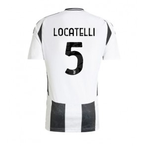 Juventus Manuel Locatelli #5 Domácí Dres 2024-25 Krátkým Rukávem