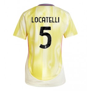 Juventus Manuel Locatelli #5 Venkovní Dres pro Dámy 2024-25 Krátkým Rukávem