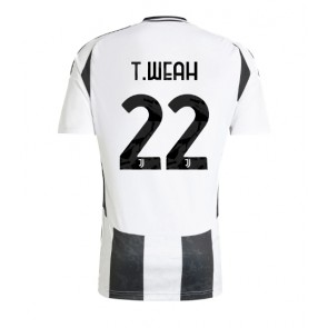 Juventus Timothy Weah #22 Domácí Dres 2024-25 Krátkým Rukávem