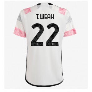 Juventus Timothy Weah #22 Venkovní Dres 2023-24 Krátkým Rukávem