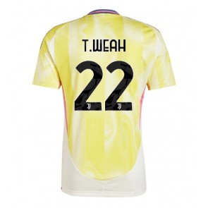 Juventus Timothy Weah #22 Venkovní Dres 2024-25 Krátkým Rukávem