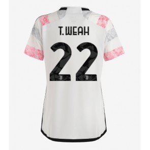 Juventus Timothy Weah #22 Venkovní Dres pro Dámy 2023-24 Krátkým Rukávem