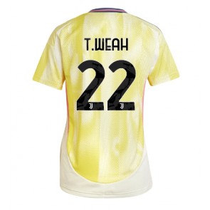 Juventus Timothy Weah #22 Venkovní Dres pro Dámy 2024-25 Krátkým Rukávem