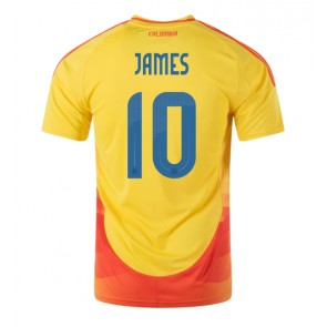 Kolumbie James Rodriguez #10 Domácí Dres Copa America 2024 Krátkým Rukávem